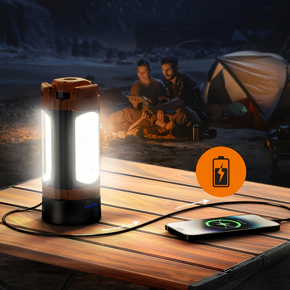 NNETM Rechargeable Work Light with Stand Portable Camping Lamp