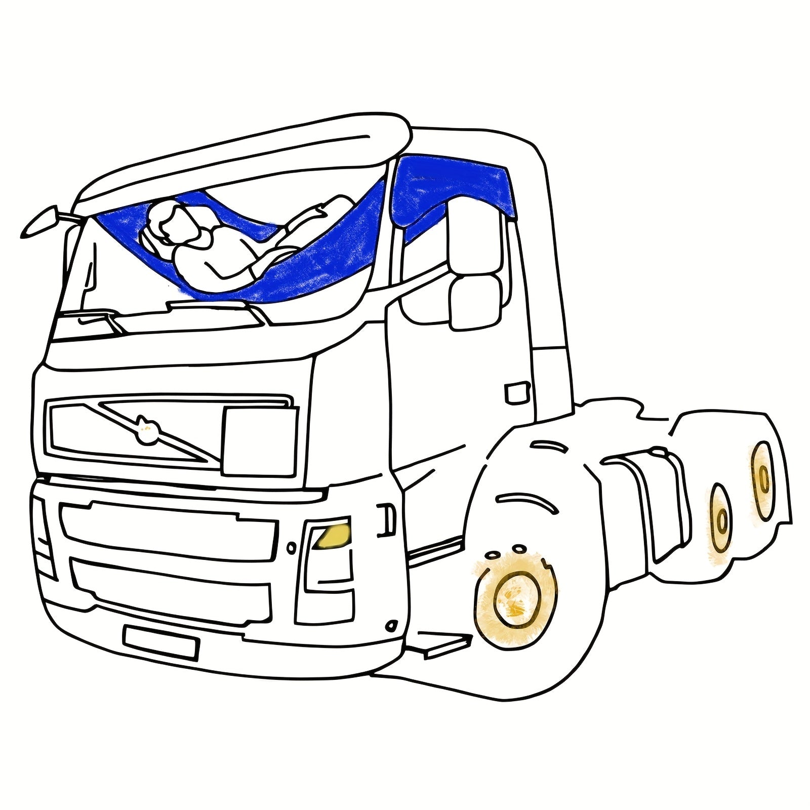 NNETM Nylon Truck Hammock Sleeping Solution