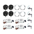 4x Power Operated Whale Tail T-Handle Folding Lock Suitable For Trailer Canopy Black DC 12V