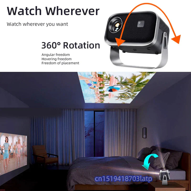 NNEOBA MINI Projector WIFI Portable Home Theater