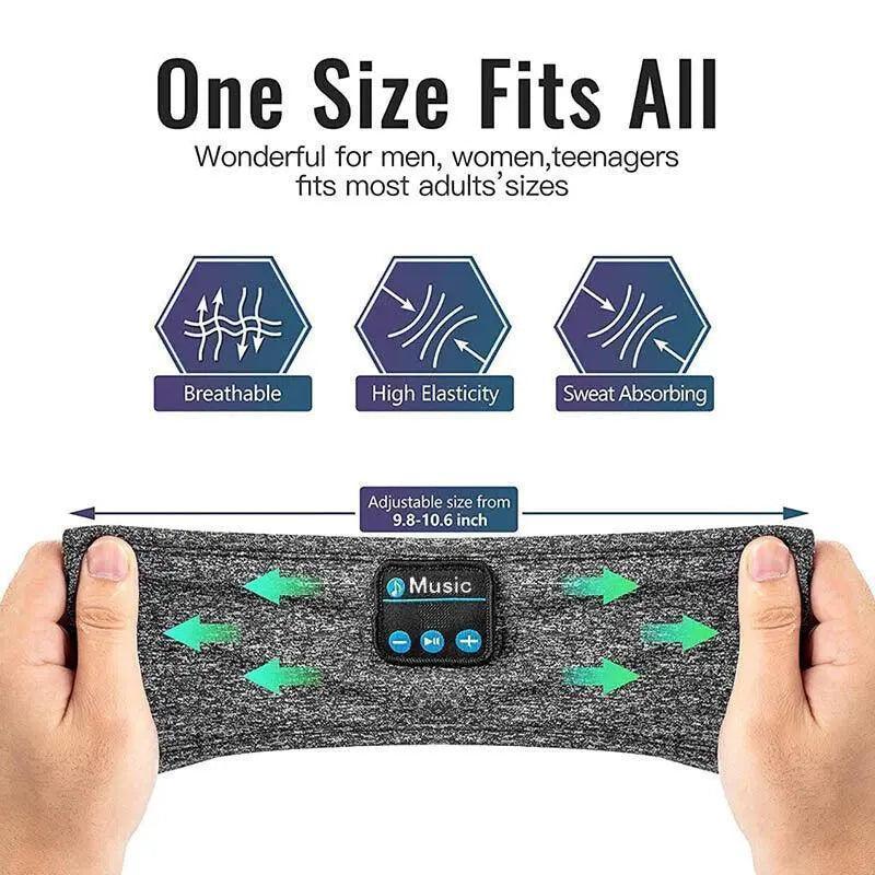 Wireless Bluetooth Eye Mask Headphones Sleep Headband for Relaxation and Meditation