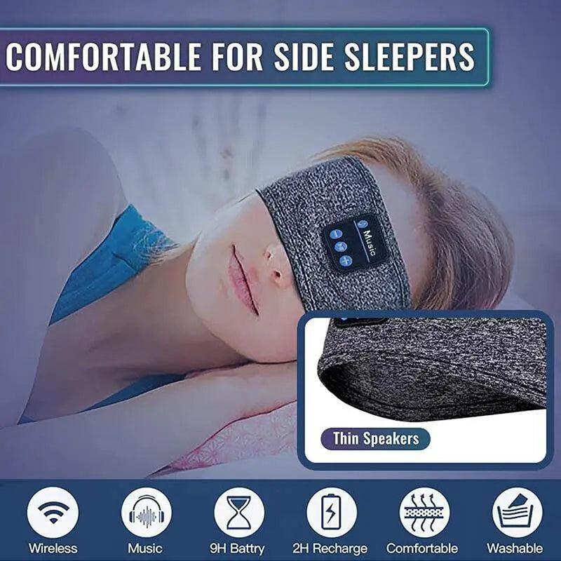 Wireless Bluetooth Eye Mask Headphones Sleep Headband for Relaxation and Meditation
