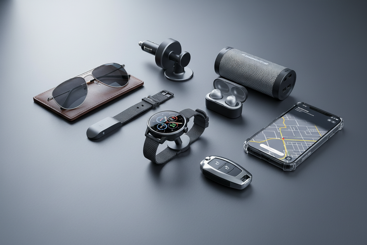 Give me an imagine of boy accessories car electronics ect